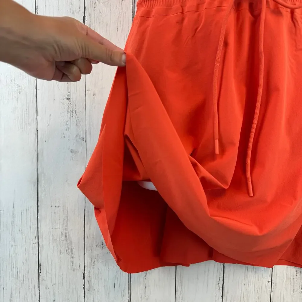 Athleta Orange UPF 50+ Tie Waist Savannah Strap Activewear Tank Dress Size XS